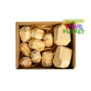 Children's Wooden Stone Jenga Building Blocks