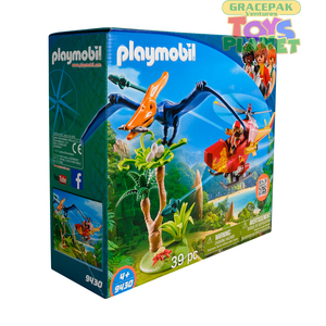 Playmobil 9430 Adventure Copter With Pterodactyl Building Set