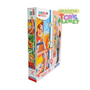 Clementoni 20330 Super Color Measure Me Puzzle, 30 Pieces