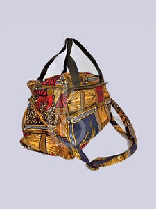 Ankara Diaper Bag, 15″ * 6″ * 11″