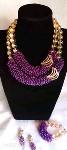 Necklace, Bracelet And Earing Set