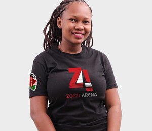 Zoezi Arena Feminine Fitness Tshirt