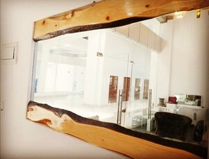 Live Edge Mirror